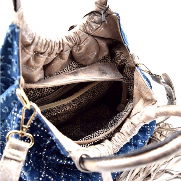 🌸SPRING SALE🌸The Distressed Denim Hobo Bag - Picture 6 of 6