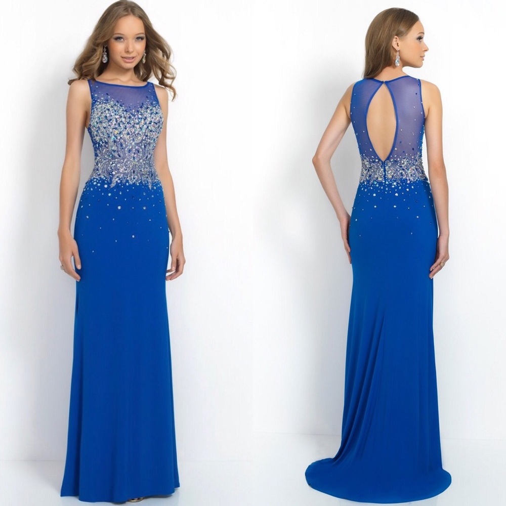 iNtrigue by Blush Royal Blue Maxi💎