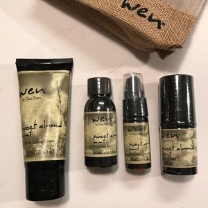 Wen Sweet Almond Mint Travel Sampler