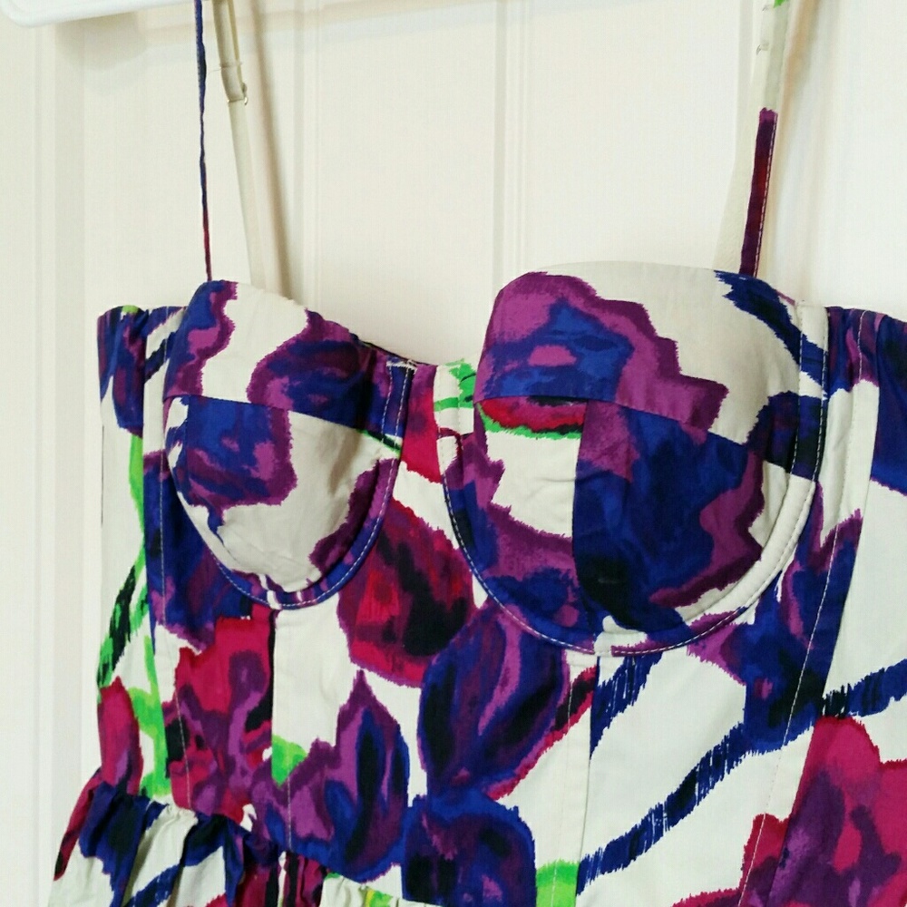 Floral Balconette Dress