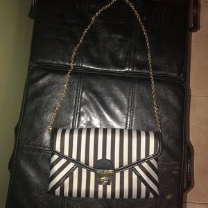 Henri Bendel Classic Striped Handbag