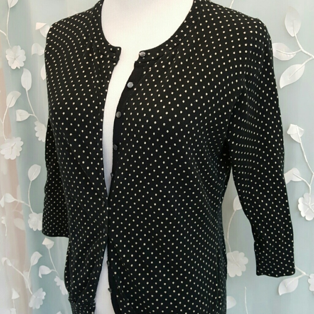 ***See listing at @lipida    Polka Dot Cardigan