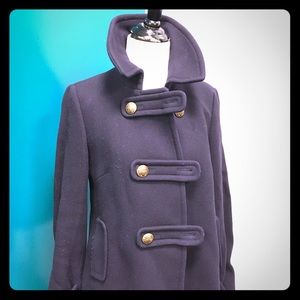 J.Crew Navy Peacoat. Size 0
