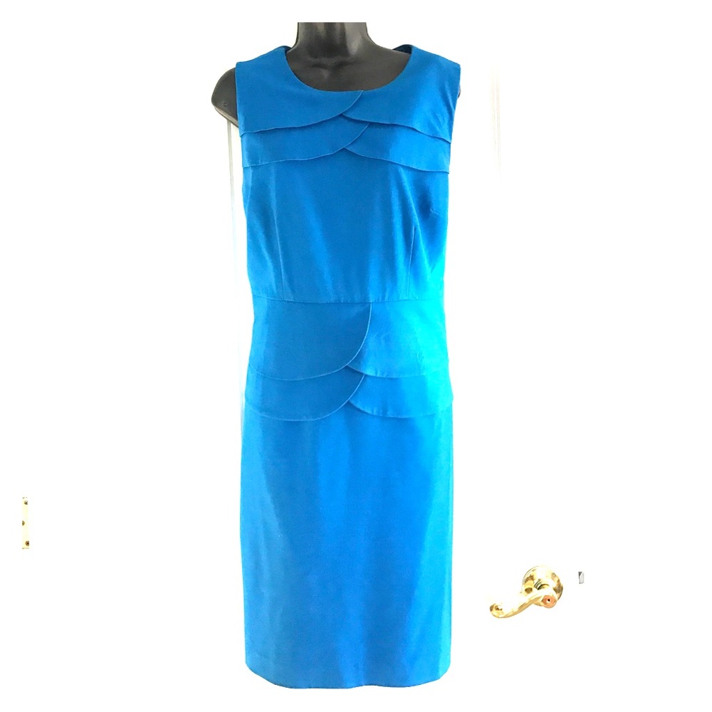 Teal-Blue Sexy Peplum Dress by Premise Dress