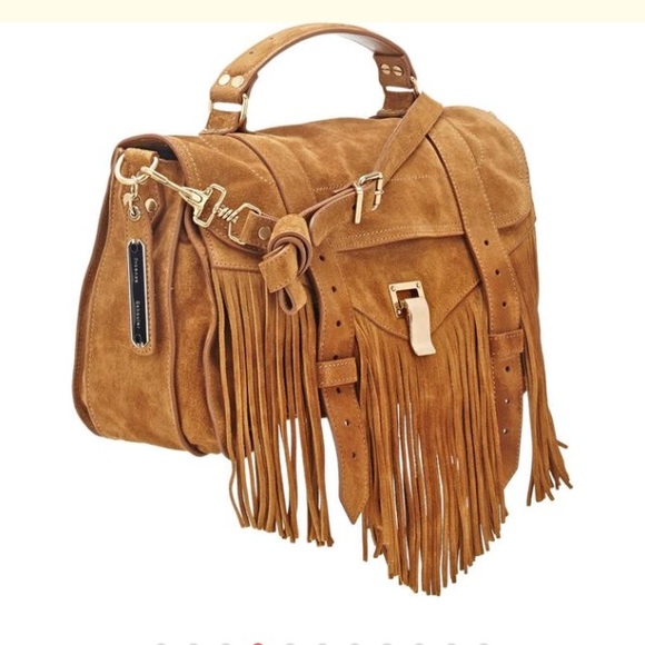 🎉SOLD🎉Proenza Schouler PS1 Medium Suede Satchel - Picture 4 of 8