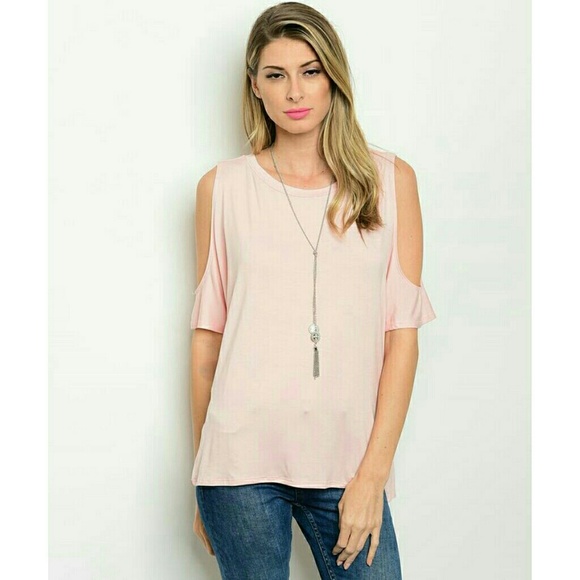 Pink cold shoulder tunic top S NWT LAST ONE!! - Picture 2 of 4