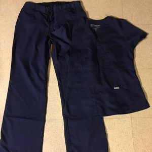 Grey's Anatomy Scrub Set-Medium, Navy Blue