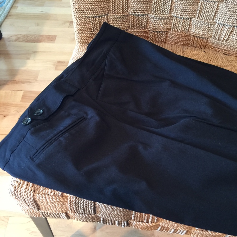 Black Boot Cut Trousers Plus Size