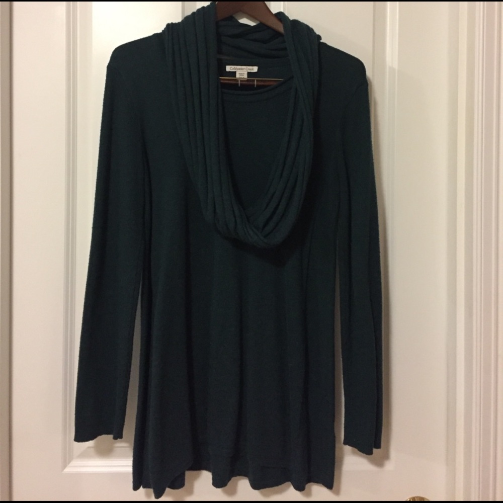 Coldwater Creek Sweater Dress with Scarf!