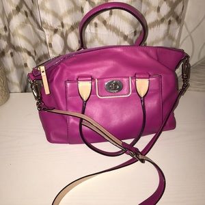 Beautiful vibrant pink Kate spade bag.