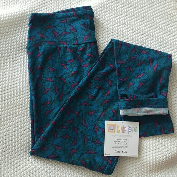 LuLaRoe Pants - Lularoe OS Bird Leggings