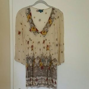 Sheer Bohemian style top