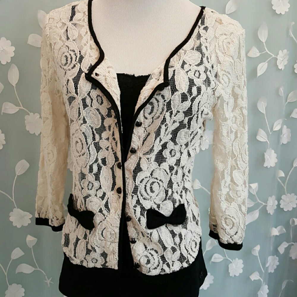 Pretty Dainty Lace Cardigan