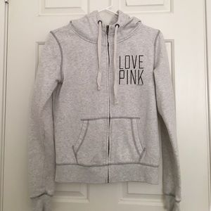 A Victoria Secret Pink zip sweater!