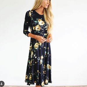 Shop Stevie floral blooms dress
