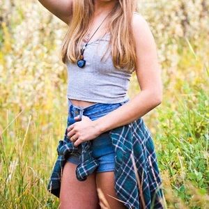 Bullhead denim mom shorts