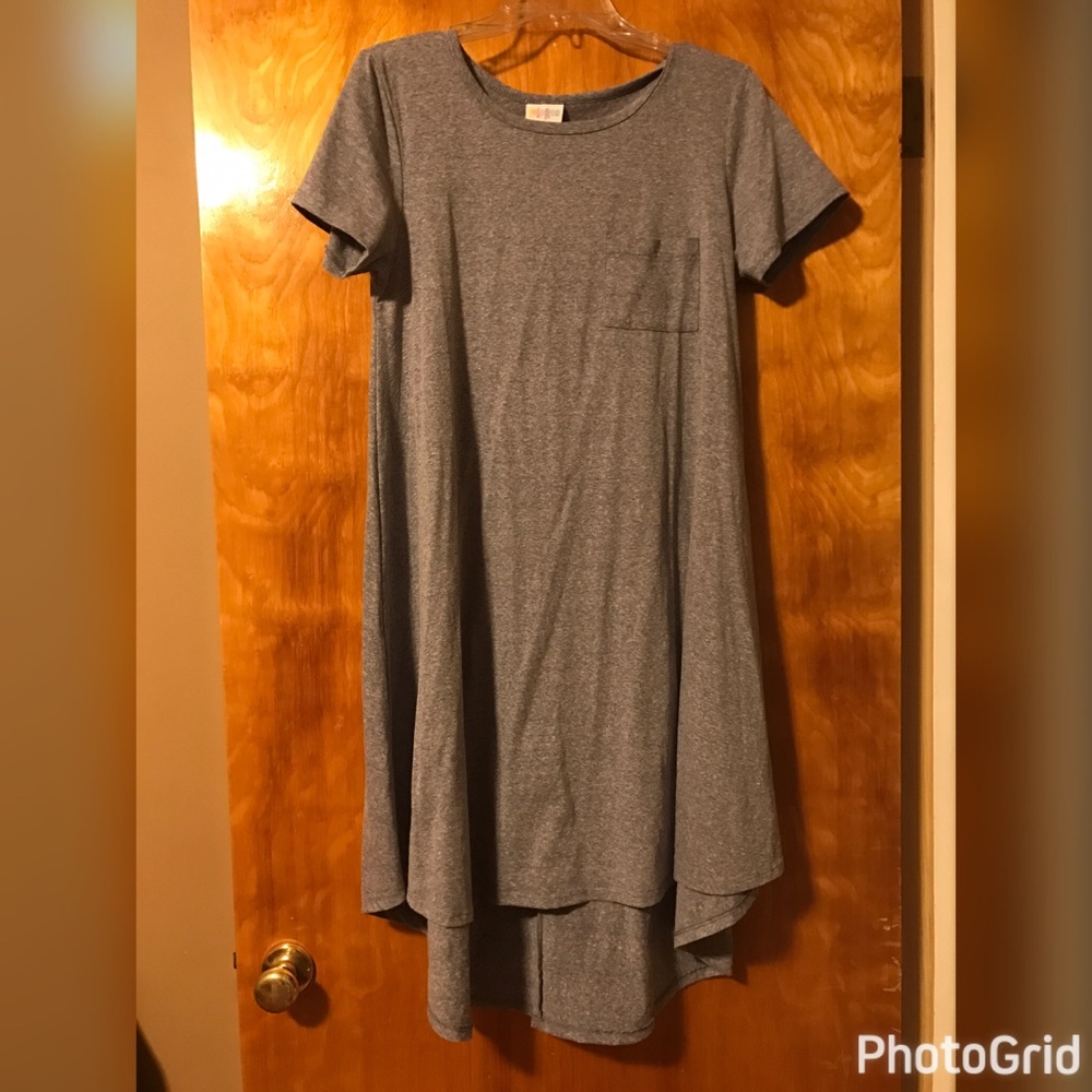 Lularoe Blue Heathered Carly