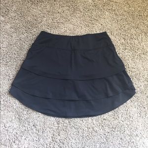 Athleta Black Athletic Skirt