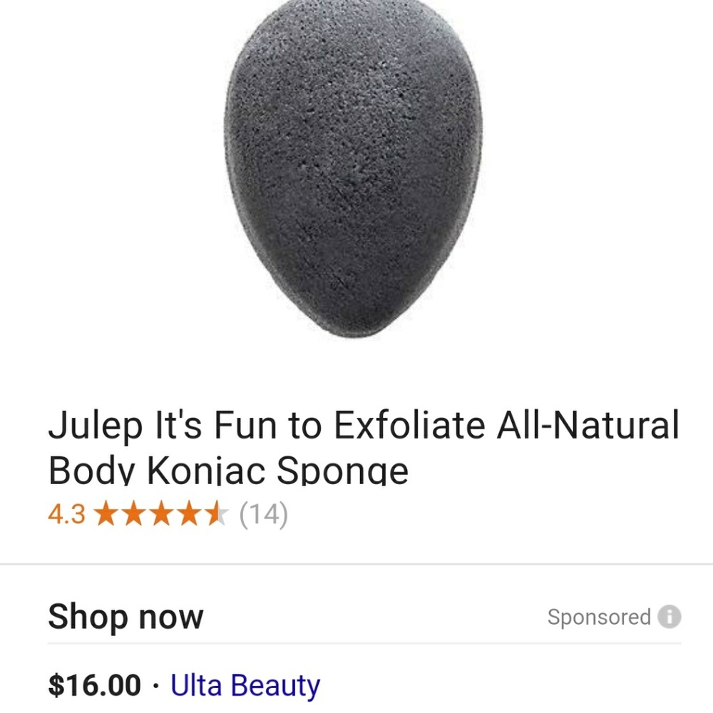 Exfoliating sponge