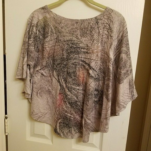 Multi-colored Gray sparkly blouse - Picture 2 of 2