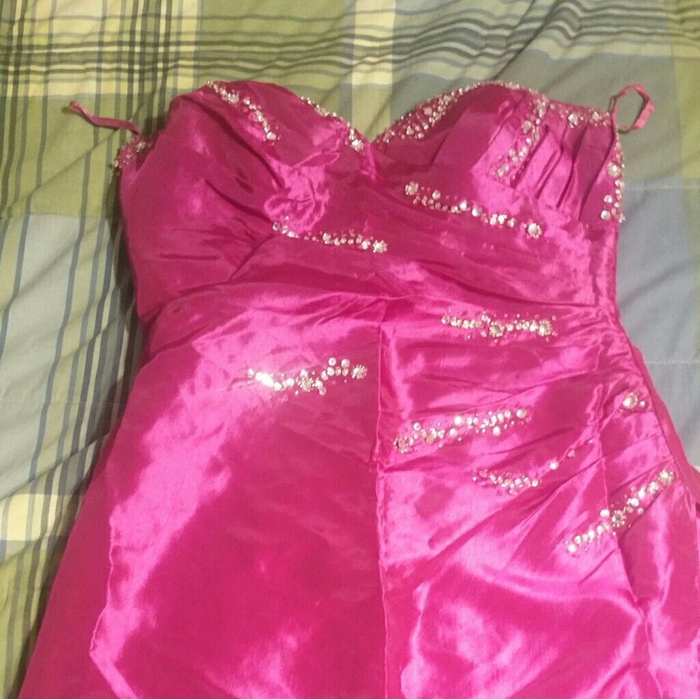 Brand new strapless Ballgown prom gown bling gown