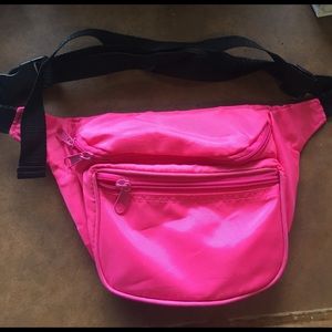Neon pink fanny pack. Not forever 21.