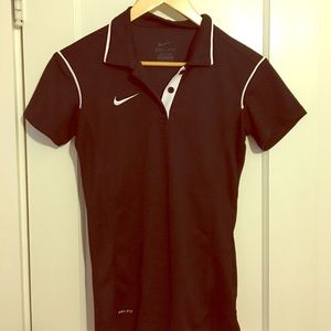 Nike Dri-Fit Black Polo