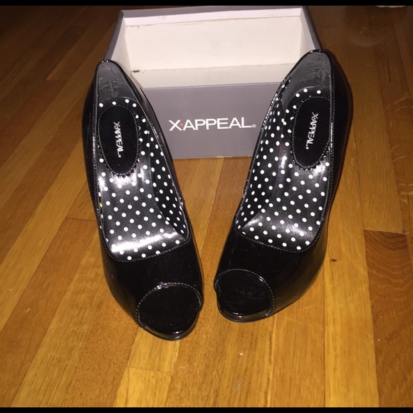 Xappeal peep toe heels - Picture 1 of 4