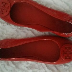 Tory burch travel minnie candy apple red