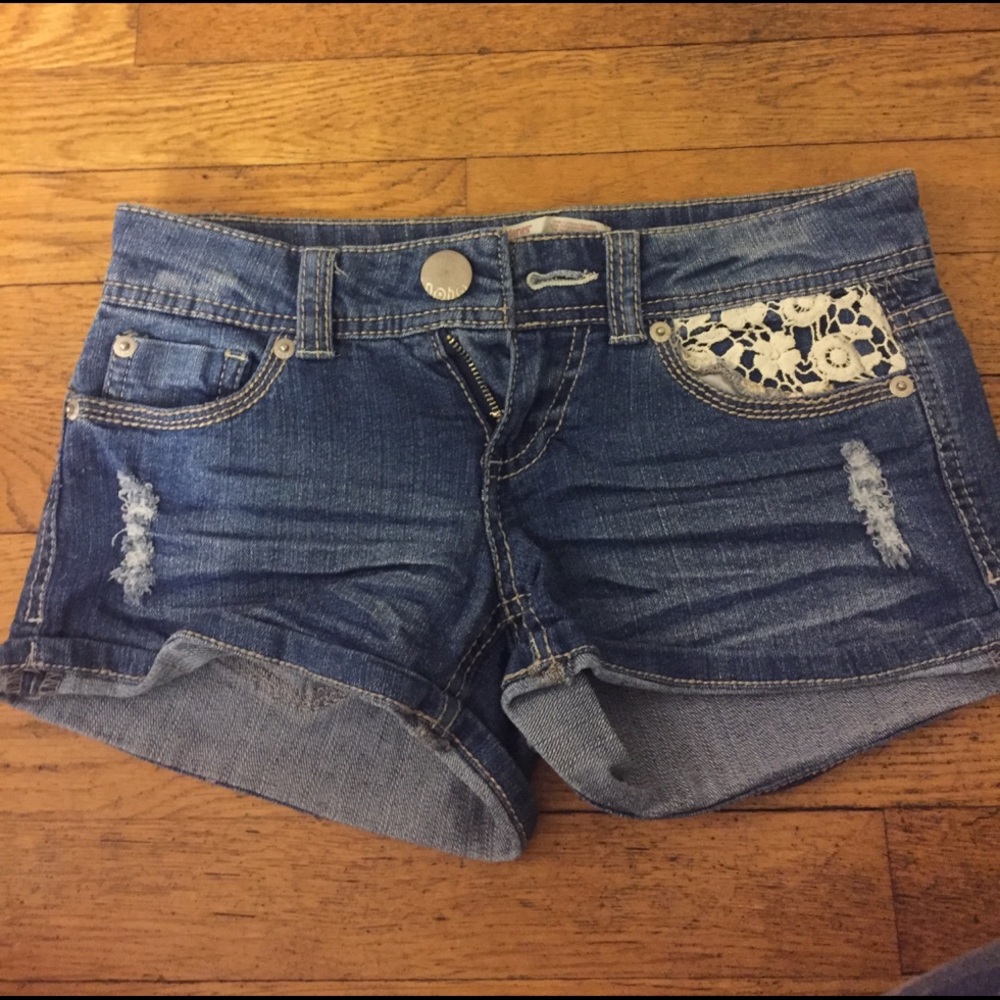 Jeans Lace shorts