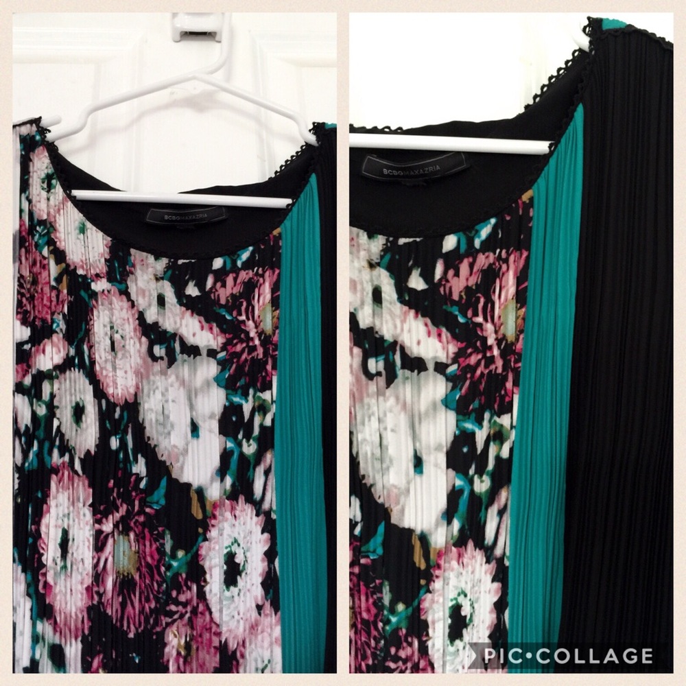 BcbgMaxAzria Evie pleated belted career dress - Picture 7 of 8