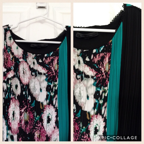 BcbgMaxAzria Evie pleated belted career dress - Picture 7 of 8