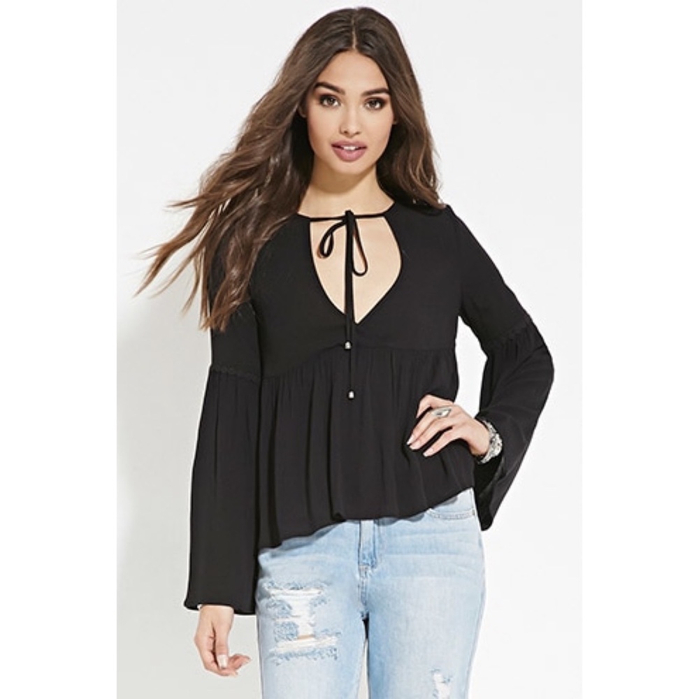 Forever21 BOHO peasant blouse