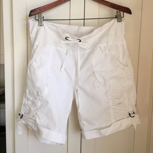 White Cargo Shorts