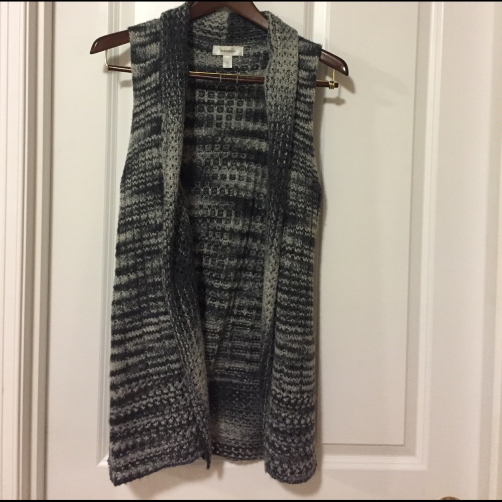 Dress Barn Open Sweater Vest!
