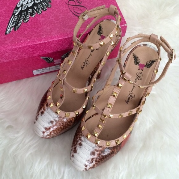 Penny Loves Kenny Studded Heels - Picture 2 of 4
