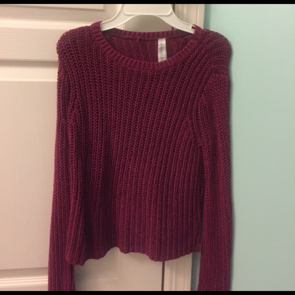 Maroon Sweater