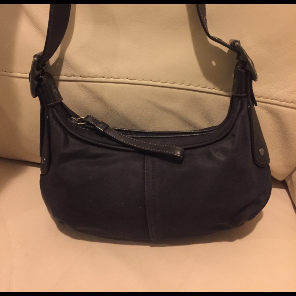 Coach small nylon hobo bag