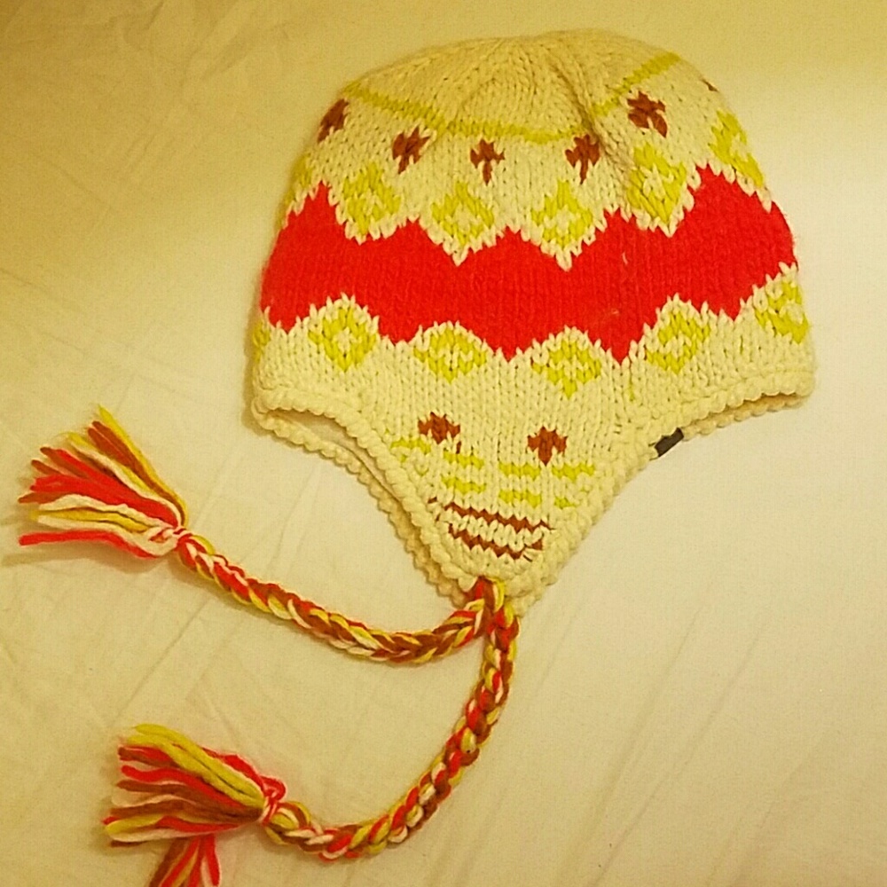 NORTH FACE earflap beanie