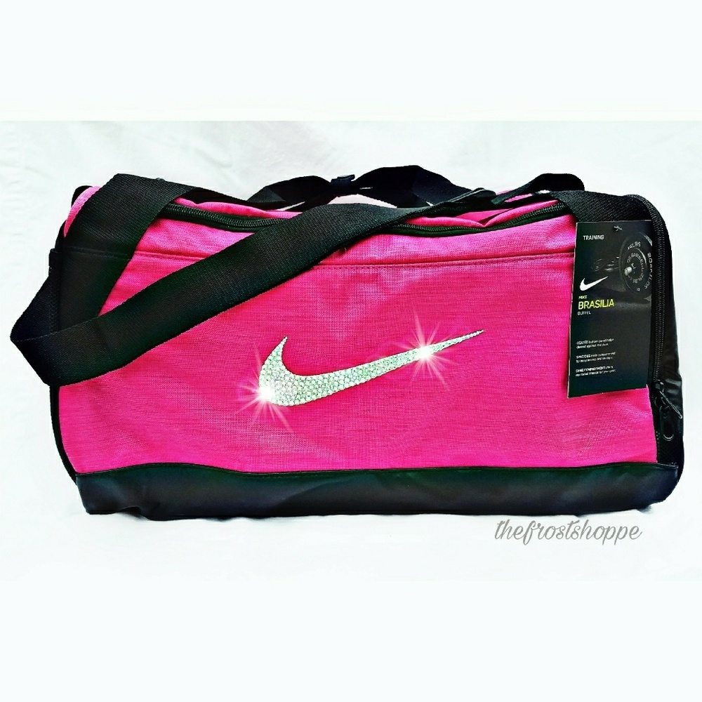 Swarovski Bling Nike Brasilia 6 Duffle Gym Bag