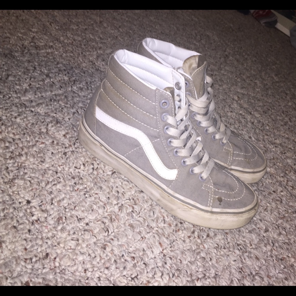 Super worn van sk8 hi's