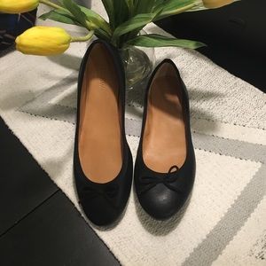 J.Crew Leather Ballet Flats
