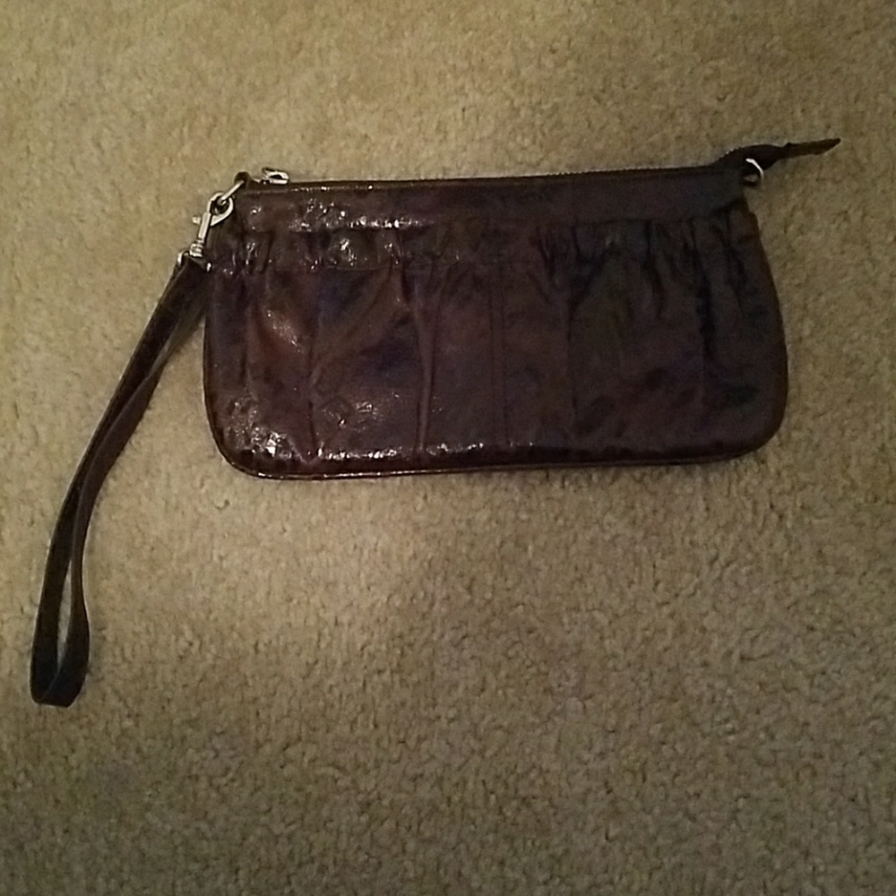 Brown Express wristlet