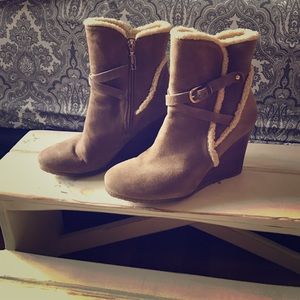 Ivanka Trump wedge ankle booties Itkaisy SZ 8