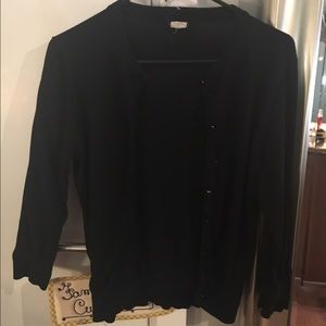 J. Crew Factory Clare Cardigan - Black