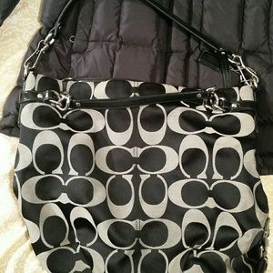 Authentic Black Coach Purse / Bag
