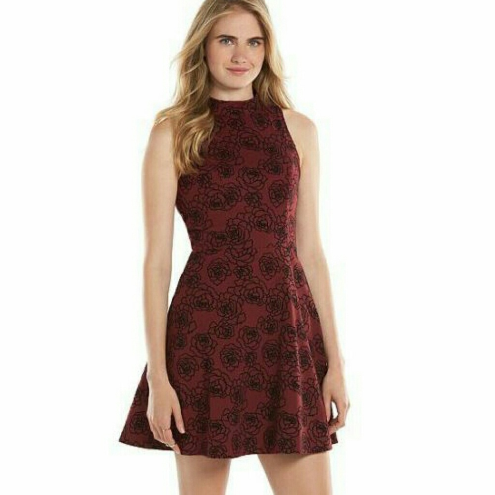 NWT Red Rose Lauren Conrad Dress