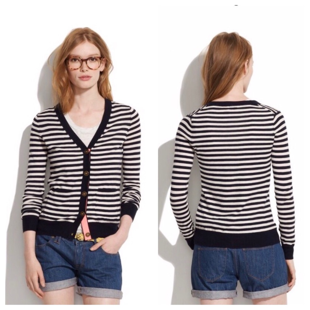 Madewell Travel Cardigan in Stripe