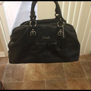 Black coach purse