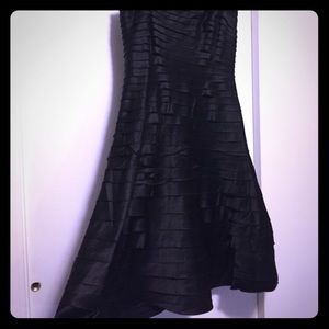 Adrianna Papell Boutique black layered look dress